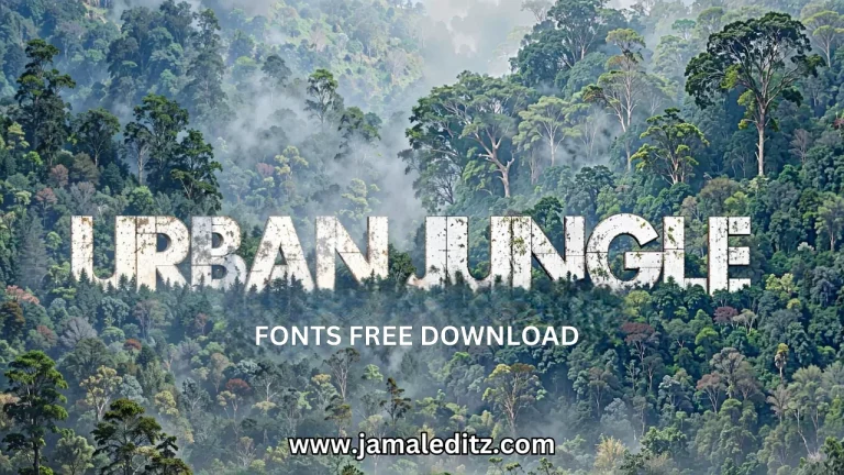 urban jungle font free
