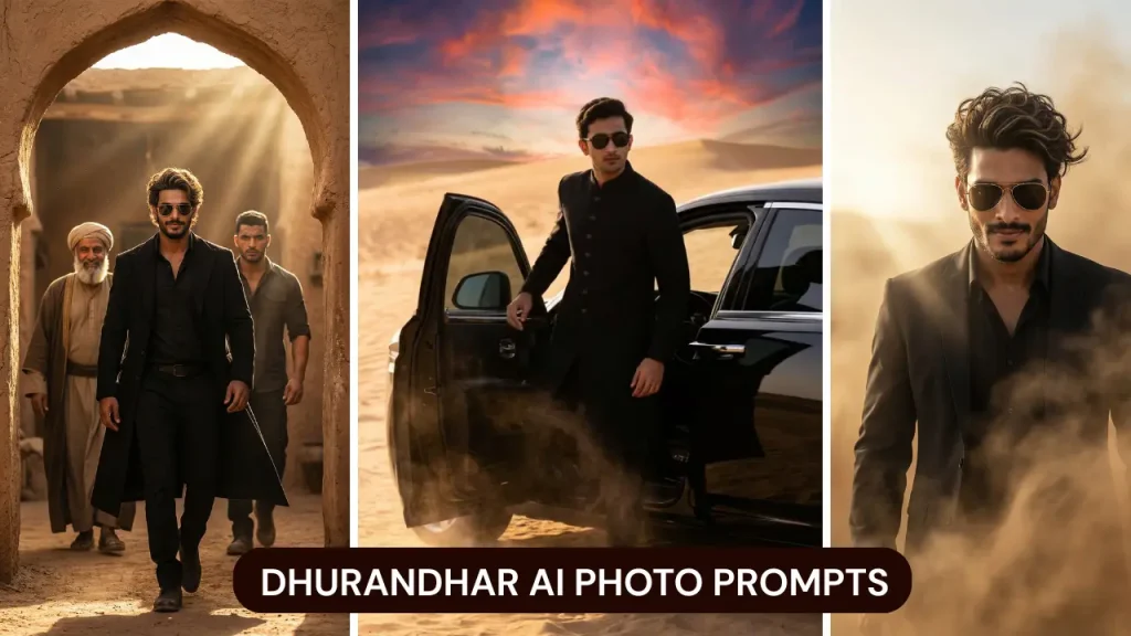 Gemini AI Dhurandhar Prompts – Create #1 Rehman Dakait Photos & Videos Like Dhurandhar Movie Entry 5 ai dhurandhar prompts